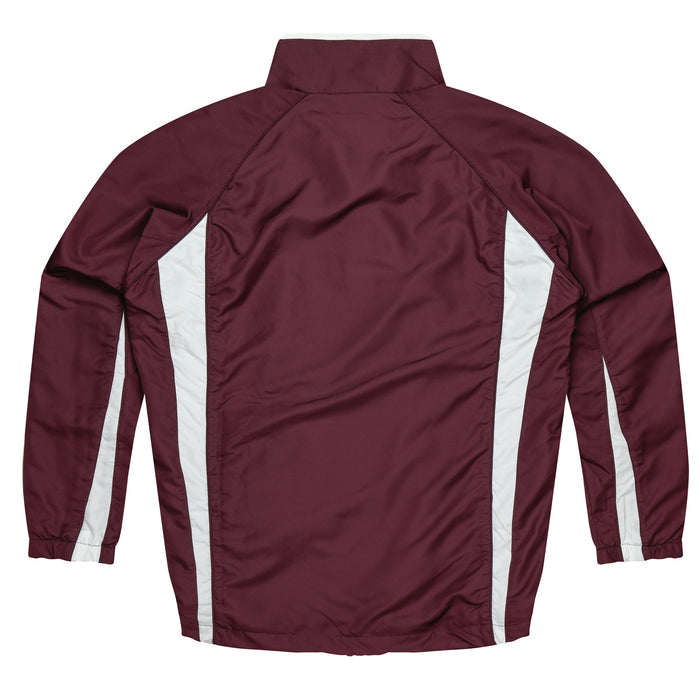 EUREKA DELETED TRACK TOP M - MAROON/WHITE